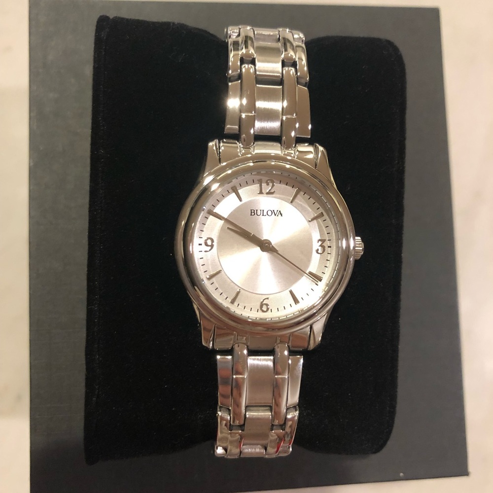 COPY - NWT Bulova Woman’s Dress Silver-Tone Watch